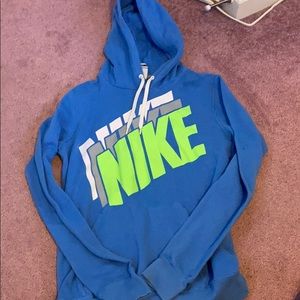 Blue Nike hoodie